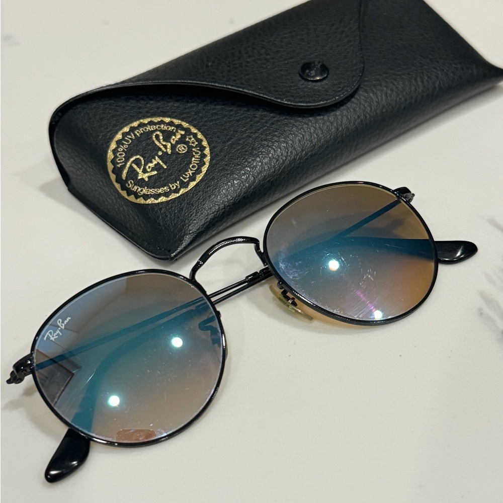 Ray Ban Round Metal Sunglasses